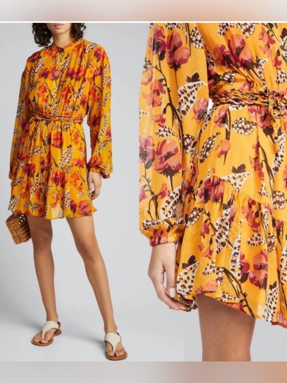 A.L.C JEN SILK DRESS